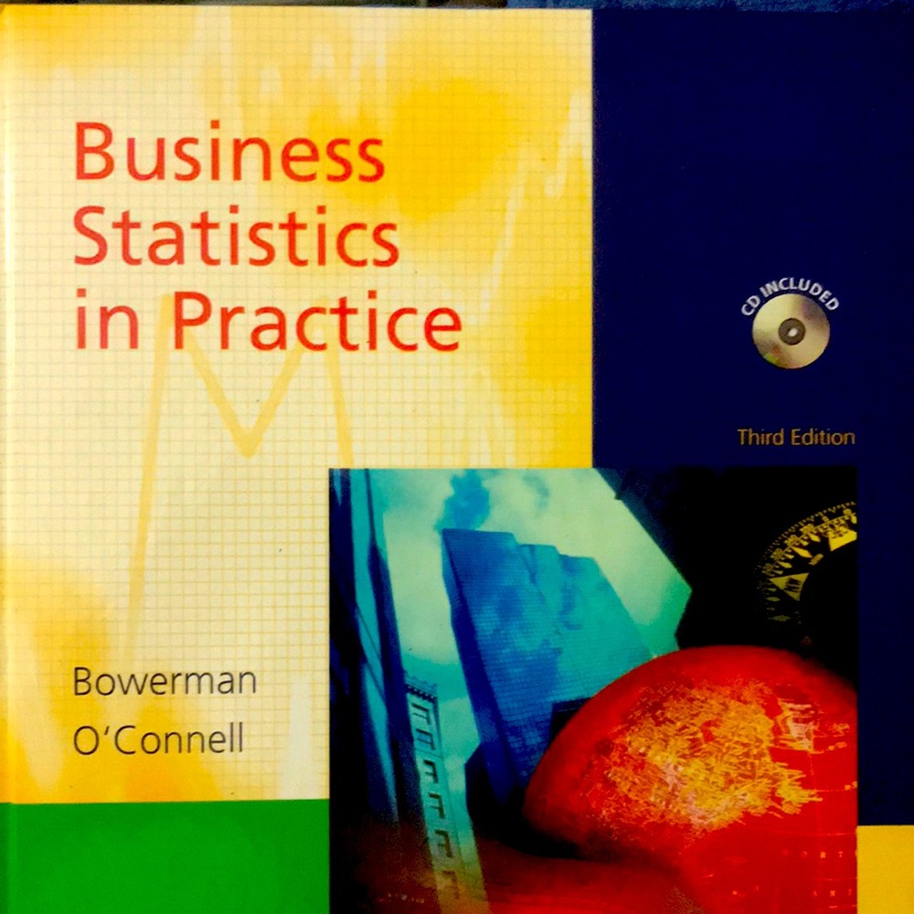 Still like new textbook: Business Statistics.